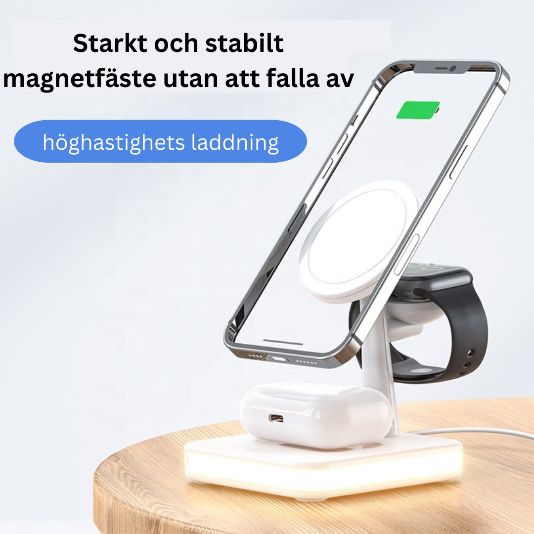 4 - in - 1 Magnetic Wireless Charging Station - Sweet home fitting