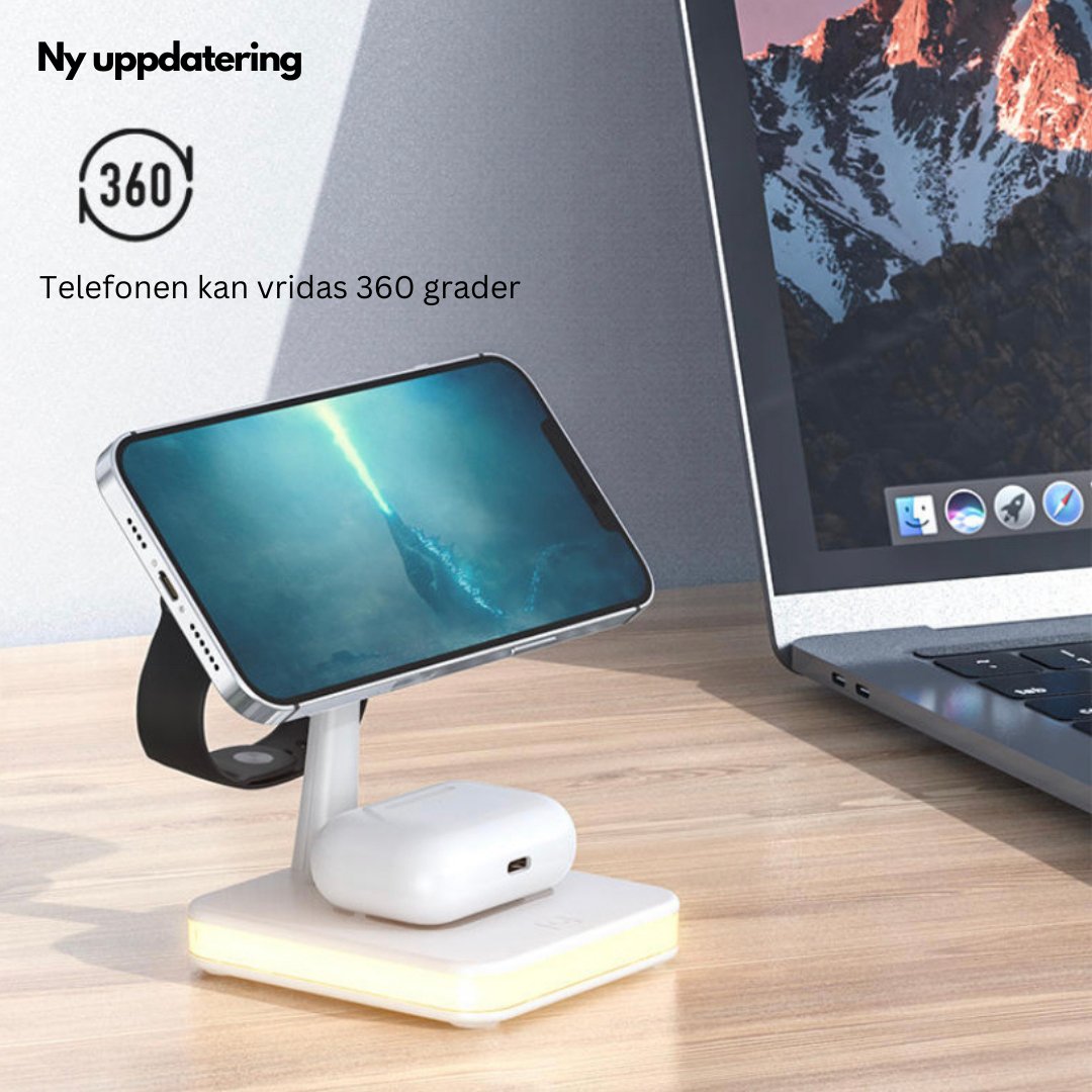 4 - in - 1 Magnetic Wireless Charging Station - Sweet home fitting