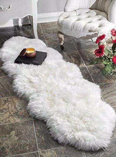 Double Sheepskin Rug - Sweet home fitting